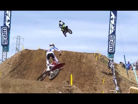 Michael Mosiman Big Crash 2022 Pro Motocross Hangtown