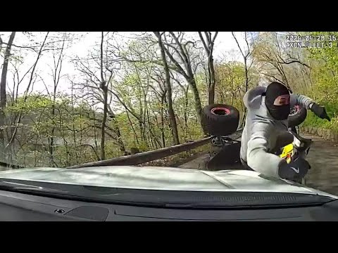 DASHCAM VIDEO: ATV rider crashes into New Haven police cruiser