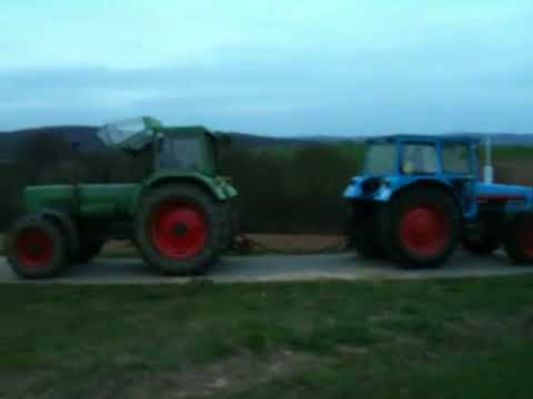 Traktorpulling Fendt vs  Eicher / Tractor Pulling