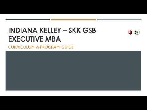 [Part 2] Executive MBA Info Session - Program and Curriculum Guide