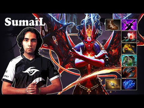 SumaiL - Queen of Pain Midlane | Dota 2 7.30e Gameplay