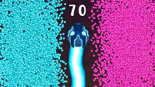 SNAKE IO🐍 KING N3-ON SNAKE 🐍 EATING OUTSIDE YUMMY SCORE POINT 🐍 EPIC SNAKEIO GAMEPLAY #snakegame 