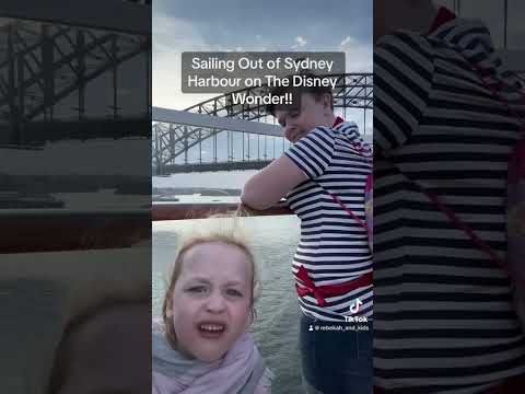 Thumbnail for Sailing out of Sydney Harbour onboard the Disney Wonder