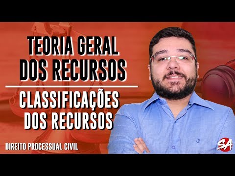 CLASSIFICAÇÕES DOS RECURSOS | TEORIA GERAL DOS RECURSOS - AULA 02