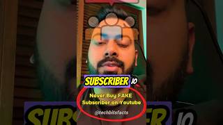 Never BUY Fake Subscribers on YouTube 🚫 #shorts #shortsfeed #trending