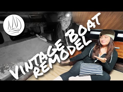 New Year, New V-Berth! Another Total Transformation for this Old Boat