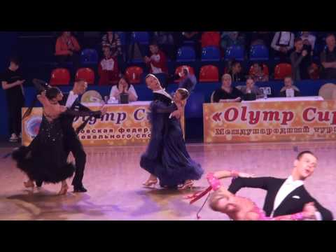 Терновских Сергей -  Афанасьева Валерия Foxtrot WDSF INTERNATIONAL OPEN STANDARD Кубок Олимпа - 2017