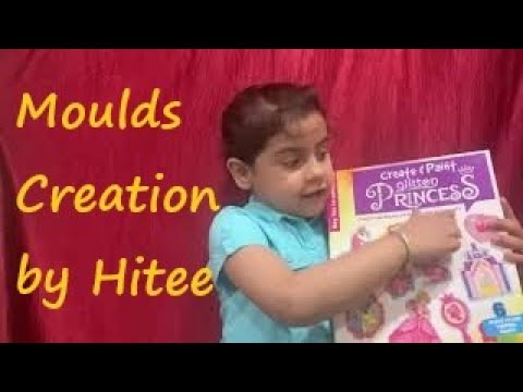 Colourful moulds creation activity by Little Hitee