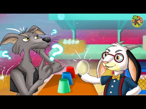 O Lobo E Os Sete Cabritinhos - O Cabritinho Gênio - Enigmas | KONDOSAN Português | Contos de Fadas