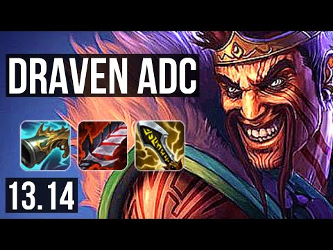 DRAVEN & Pyke vs TRISTANA & Karma (ADC) | Rank 1 Draven, Rank 4, 8/1/2 | EUW Challenger | 13.14