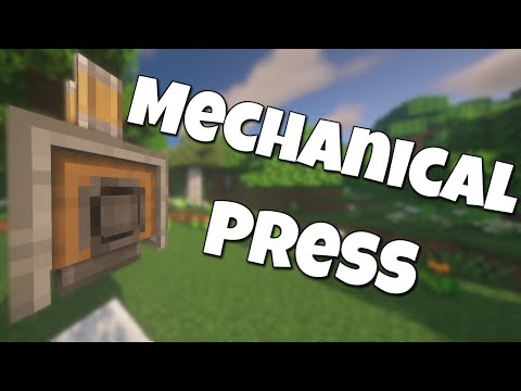 Minecraft Create Mod Mechanical Press Ep 1 #shorts