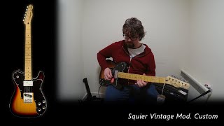 Video thumbnail for Squier Vintage Mod Tele Custom review by Ryan's guitar stuff