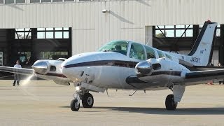 preview picture of video '[Good-Bye ROCKING WINGS] 岡山航空 Beechcraft 58 Baron JA5317 TAKE-OFF NOTO Airport 能登空港 2013.10.13'