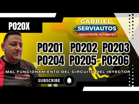 Comprendiendo los códigos DTC P0201, P0202, P0203 y P0204 Diagnóstico y Solución de Problemas.