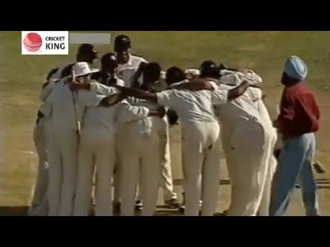 India's Famous Test Victory vs Westindies | Last Innings Wickets @ Port of Spain 2002
