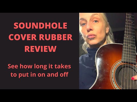 SOUNDHOLE COVER RUBBER FOR ACOUSTIC GUITAR  - REVIEW