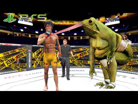 UFC4 Bruce Lee vs. Frog  EA Sports UFC 4