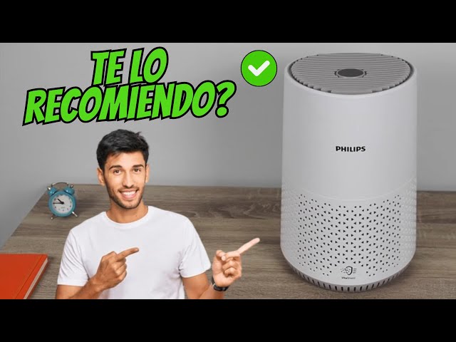 Vídeo relacionado con Philips Purificador de Aire Serie 600 Ultrasilencioso y de bajo consumo, para alérgicos, el filtro HEPA elimina el 99,97% de los contaminantes, cubre hasta 44m2, controlado por app, blanco (AC0650/10)