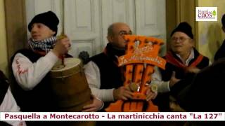 preview picture of video 'Pasquella 2012 a Montecarotto (AN) - La Martinicchia canta La 127'