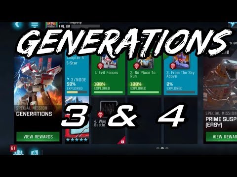 Generations Event - 5 Star | Missions 3 and 4 -  Transformers: Forged to Fight