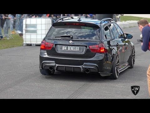 INSANE MODIFIED BMW 335i E91 w/ 900HP!! Burnout, Revs & More Exhaust SOUNDS!