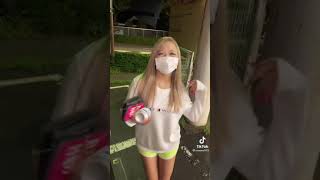 白ギャルの乳揺れ