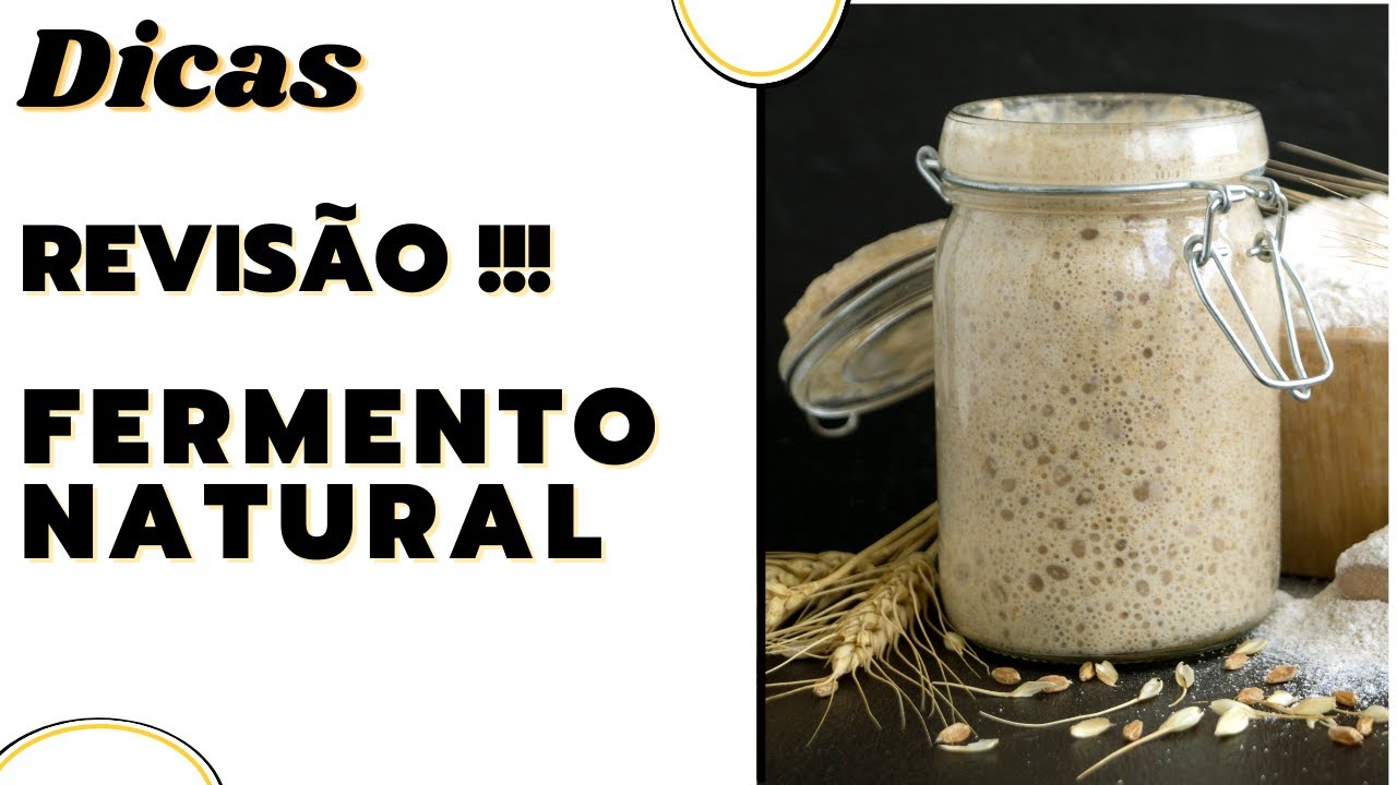 Tudo sobre o Fermento Natural !!! Um resumo importante para você dominar esta técnica !!!
