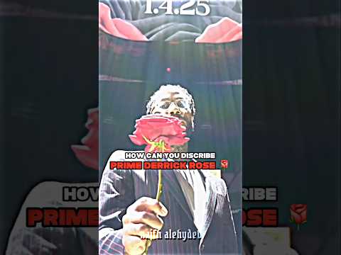 PRIME Derrick Rose was DIFFERENT 😈🌹