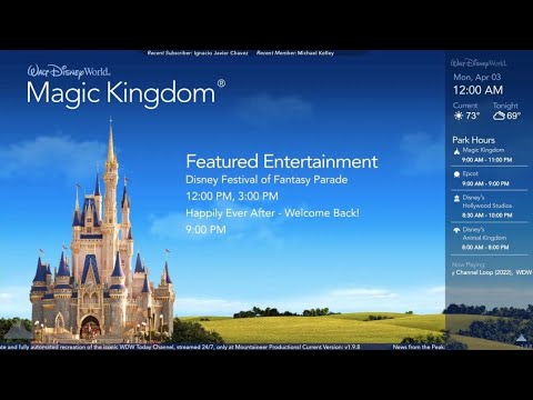 [LIVE] WDW Today Channel - Walt Disney World Resort TV