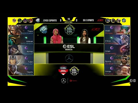 EVOS VS DG E SPORTS GAME 1 ASL by ESL SEASON 3 MATCHDAY #7