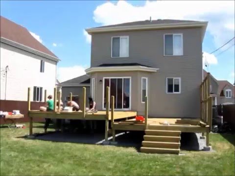comment construire terrasse sur pilotis