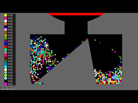 Survival Proliferation 16 - Marble Race in Algodoo