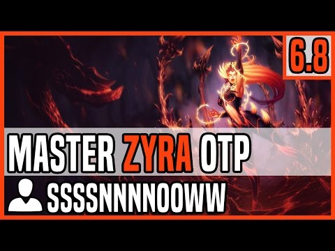 Patch 6.8 Zyra Support OTP - Matchup: Braum - Ranked Master KR