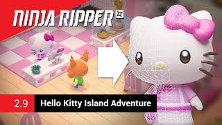 How to rip 3D models from Hello Kitty Island Adventure | Ninja Ripper 2.9