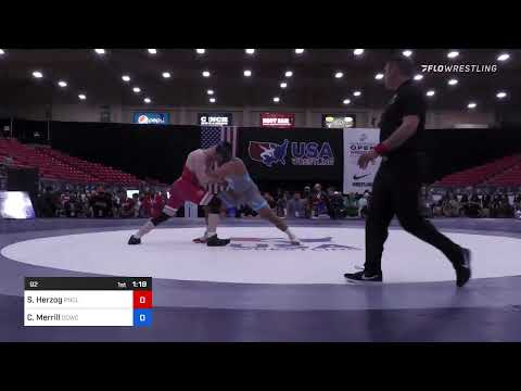 92 Lbs Rr Rnd 1 - Soren Herzog, Pinnacle Wrestling Club Vs Cody Merrill, Daniel Cormier Wrestling