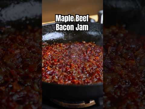 This Maple Beef Bacon Jam is must try for your burgers!