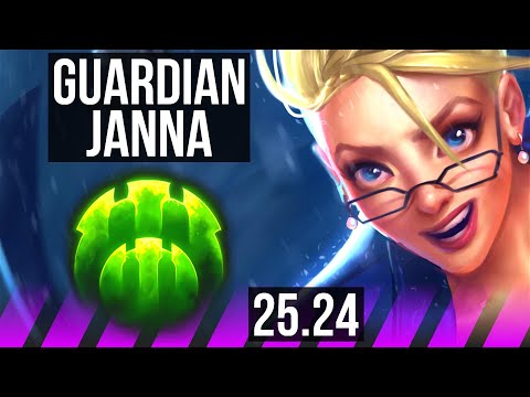 JANNA & Jinx vs NAMI & Lucian (SUP) | Guardian | KR Master | 25.24