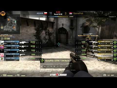 Again vs GamePub | UB Finale, SLTV Starseries VIII Finals | de_inferno Map 1