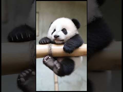 Baby panda with a lethal dose of cuteness #panda