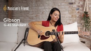 Video thumbnail for Gibson G-45 Standard Acoustic-Electric Guitar Demo - All Playing, No Talking by Musician's Friend