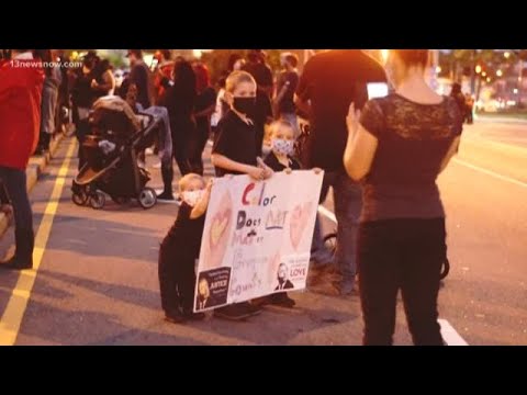 Black Lives Matter 757 holds protests over George Floyd's death