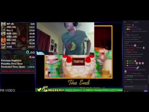 Super Mario 64 - 120 Stars Speedrun WR [1:41:17] By Cheese05 (Chat Reaction + Ending)