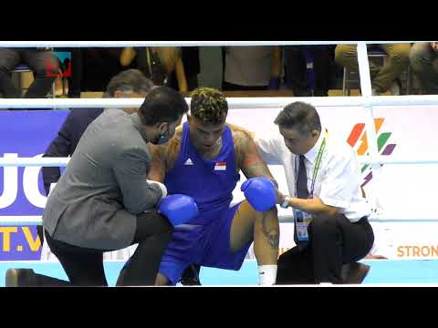 ONG PHERAK (CAM) vs MUHAMMAD DINIE BIN ABDUL RAHMAN (SGP) | 1/2 Final | Boxing SEA Games 31