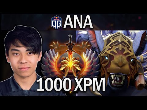 OG.ANA SMURF URSA WITH 1000 XPM - DOTA 2 7.29 GAMEPLAY