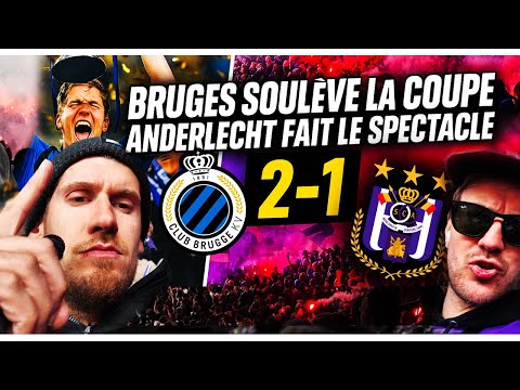 BRUGES LIFTS THE CUP 🏆 ANDERLECHT PUT ON A SHOW IN THE STAND 🔥
