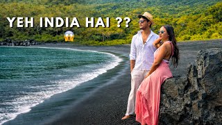 This Is NOT Bali ❌ This Black Sand Beach Near Goa Shocked Us 😱 | Konkan Road Trip Ep-6