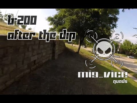 After the dip FPV Quad