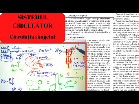 ADMITERE MEDICINA: SISTEMUL CIRCULATOR 7: Circulația sângelui
