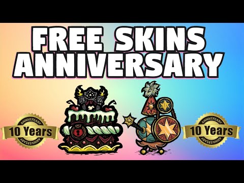 10 Year Anniversary Free Skins in Don't Starve Together - Free Science Machine & Chest Skin in DST