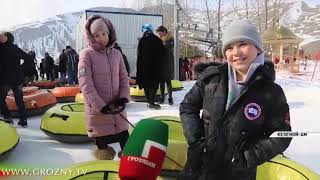 Снежные выходные на озере Кезеной-Ам продолжаются